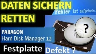 DATEN SICHERN INTERN  EXTERN  DATEN WIEDERHERSTELLEN TUTORIAL 2013 TEIL 1 [upl. by Higginbotham445]