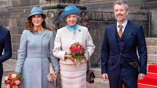 King Frederik and Queen Mary MARK their first opening of parliament as King and Queendenmarkroyals [upl. by Iridissa916]