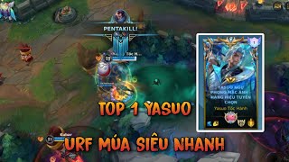 TOP 1 YASUO MÚA SIÊU NHANH TRONG CHẾ ĐỘ URF DRAVEN ĐẦU BỰ HỐT NGAY PENTAKILL [upl. by Vasily114]