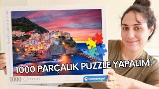 Clementoni 1000 Parçalık Puzzle Yapalım l Manarola [upl. by Nairot]