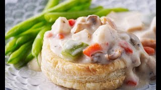 Recette VolauVent au Poulet ou dinde [upl. by Anaiv]