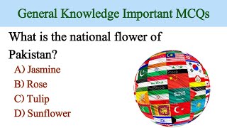 Top General Knowledge Mcqs  Most Important Mcqs For All Test 2024 [upl. by Nedyaj]