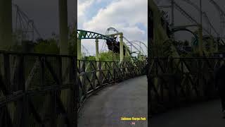 collosus thorpeparkresort themepark rollercoaster 10inversions [upl. by Teddy]