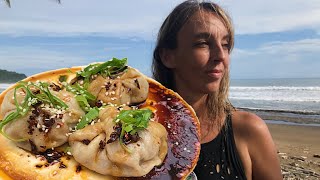 How to make Steamed Pork Dumplings ASMR outdoors cooking [upl. by Carolle386]