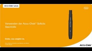 Trainingsvideo Verwendung AccuChek Softclix Stechhilfe [upl. by Omocaig]