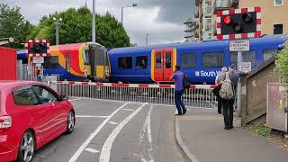 Misuse at Feltham Level Crossing London [upl. by Conyers]