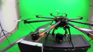 My Heavy Lifter Octocopter Drone Setup for Aerial Cinematography [upl. by Edmead]