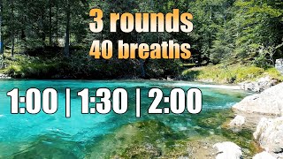 Guided Breathing  3 rounds of Wim Hof Breath Exercise [upl. by Acirema]