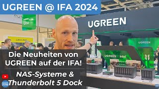 Ugreen  IFA 2024 NASSysteme Ladegeräte amp Thunderbolt 5 Dock [upl. by Norword30]