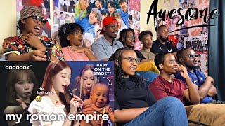 Africans show their friends Newbies the most iconic kpop moments in 2023 [upl. by Neelia428]