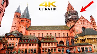 4K  Mainz Cathedral or St Martins Cathedral Inside  Mainz  Germany  Imperial Cathedrals [upl. by Nomyaw]