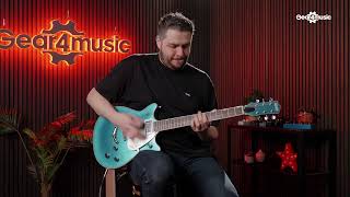 Gretsch G5222 Electromatic Double Jet BT VStoptail Ocean Turquoise  Gear4music Guitars [upl. by Nniw]