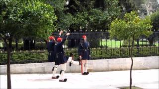 Change of Greek guard in Athens Presidential Palace Greece [upl. by Enilrae505]