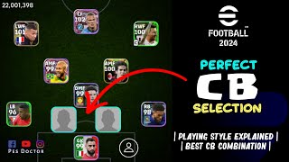 Perfect CB Combo to Improve Your Defending in eFootball 2024 Mobile [upl. by Bronwyn366]