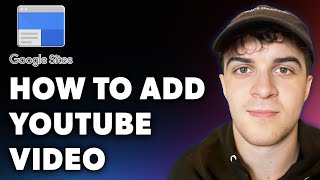 How to Add a YouTube Video on Google Sites Full 2024 Guide [upl. by Lemmy188]