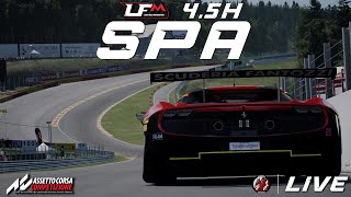 LFMs 45H de SpaFrancorchamps  Assetto Corsa Competizione  LIVE 🔴 [upl. by Dnama]