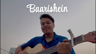 Baarishein Cover  Anuv Jain   Acoustic version [upl. by Dillon]