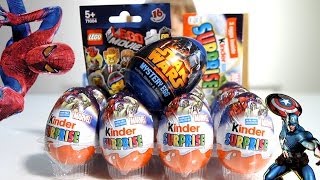 Kinder MAXI Surprise Giant Easter Egg and The Lego Movie The Looney Tunes Show [upl. by Resiak]