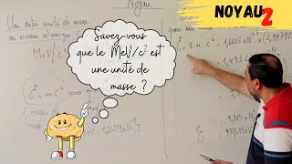 Noyau 2 Le MeVc2 comme unité de masse [upl. by Velvet884]