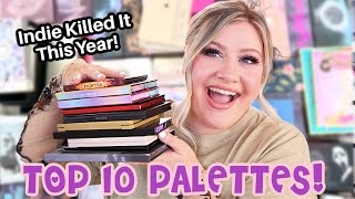 MY TOP 10 BEST EYESHADOW PALETTES OF 2023 [upl. by Ignacius553]