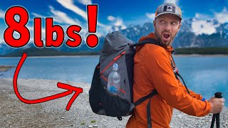 8lbs ULTRALIGHT BACKPACKING GEAR LIST  No Compromises [upl. by Twyla]