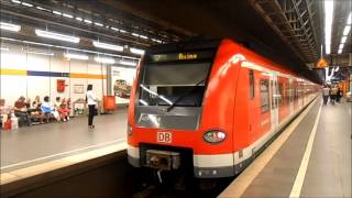 SBahn München  Züge im SBahnhof Marienplatz [upl. by Latoye]