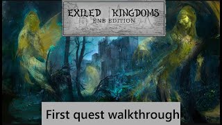 EXILED KINGDOMS ENB MOD  A lumber jack without an axe Full quest walkthrough and guide [upl. by Noyerb670]