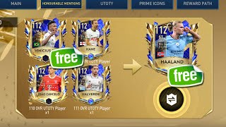 HOW TO GET HAALAND FOR FREE HONOURABLE MENTIONS EVENT IN FIFA MOBILE 23 [upl. by Ialocin906]