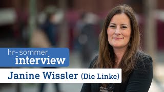 Sommerinterview mit Janine Wissler Die Linke  2021 [upl. by Naggem]