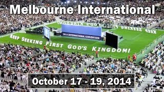 Jehovahs Witnesses Melbourne International Convention 2014 V20 [upl. by Kaya]