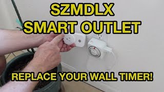 Use Your Smart Plug As A Timer  SZMDLX Smart Plug Review [upl. by Alburg251]