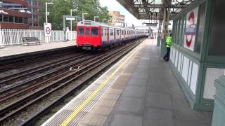 Classic District Line D78 Stock and S7 stock trains at Putney Bridge [upl. by Nehemiah256]