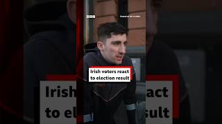 Irish voters react to election result Ireland BBCNews [upl. by Erapsag338]