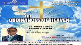 2ND SERVICE  25TH AUGUST 2024  THE ORDINANCES OF HEAVEN [upl. by Giselbert]