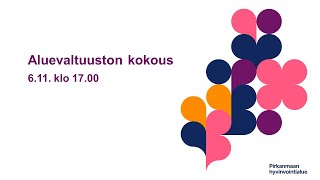 Pirkanmaan hyvinvointialueen aluevaltuuston kyselytunti ja kokous 06112023 [upl. by Marlow432]