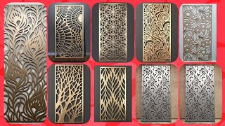 Metal grill design photo gallery CNC laser cutting grills design [upl. by Primaveras]