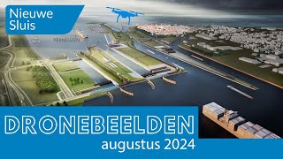 Dronebeelden Nieuwe Sluis Terneuzen augustus 2024 [upl. by Gaylene358]