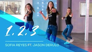 1 2 3  Sofia Reyes ft Jason Derulo  Easy Fitness Dance Video  Choreography [upl. by Norel]