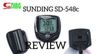 Sunding Wireless Speedometer Review [upl. by Jaquith]