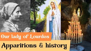 Apparitions of our lady of Lourdes  history  part 1 [upl. by Niwhsa]