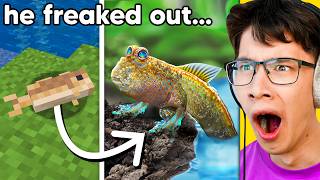 I Killed My Friends Minecraft Walking Fish So I Got One in Real Life [upl. by Fowler]