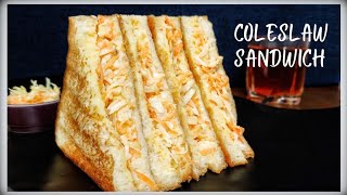 Coleslaw SandwichCreamy and Crunchy Sandwich Recipe without Cheese and OnionSimis Kitchen [upl. by Chaudoin839]