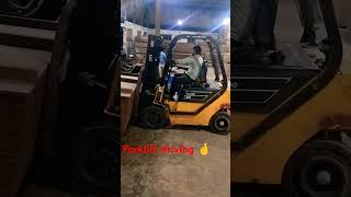 Forklift driving operator 🤞 music song rap newsong forklift automobile forkliftcertified [upl. by Aikat550]