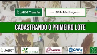 5  Cadastrando o primeiro lote no JABOT IMAGE [upl. by Imeka]