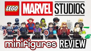 LEGO Marvel Studios Minifigures Series Review [upl. by Rammaj]