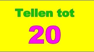 Tellen tot 20 twintig peuters kleuters cijfers leren [upl. by Eilis79]