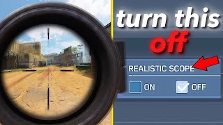 How To Have Your BEST SNIPER SETTINGS In COD MOBILE [upl. by Gee419]