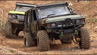 RC CRAWLER Extreme Models 4x4 off Road Group Rc Trail Festival Scale 110 Crawler Park [upl. by Akkim]