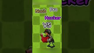 PVZ Fusion  Noob vs Pro vs Hacker  Gatling Cherry Newspaper Zombie pvz memes shorts [upl. by Yreneh775]