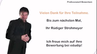 Bewerbungsanschreiben  professionelle Bewerbungen formulieren  Teil 3 von 5 [upl. by Chambers]